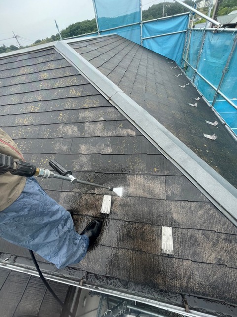 屋根洗浄