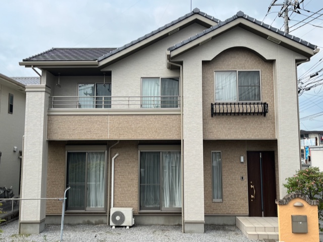 佐野市T様邸【グランディハウス】：高耐久無機外壁塗装工事